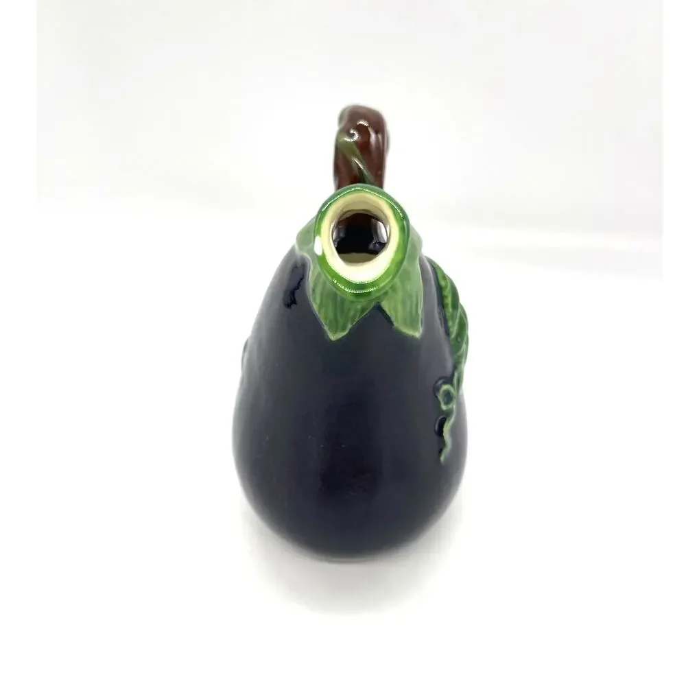 Vintage Fitz & Floyd Eggplant Creamer 1992 *Small Paint Chip See Photo